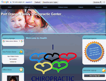 Tablet Screenshot of portorangefamilychiropracticcenter.com